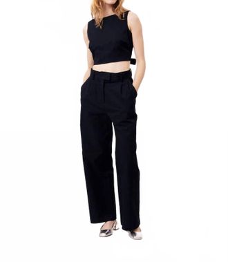 FRNCH Womens Albane Woven Pants In Blue Marine