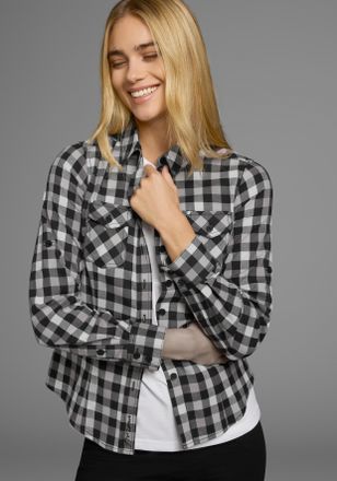 Arizona Karobluse Lässiger-Holzfäller-Look