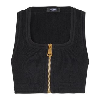 Balmain Mujer, Camisetas, Negro, Talla: XL