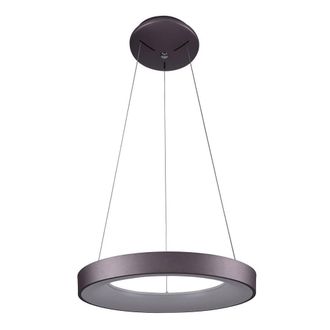 Netlighting Modern LED Hanging Pendant Coffee Warm White 3000K 2200lm in Brown