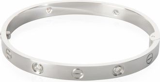 Cartier Pre-Owned Cartier White Gold Diamond Love Bracelet