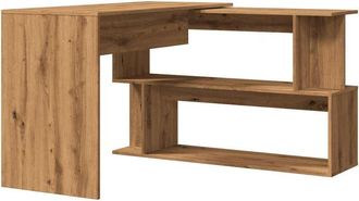 vidaXL Escritorio de esquina madera contrachapada 200,5x50x76 cm Vidaxl