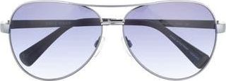 Cole Haan 59mm Heritage Aviator Sunglasses in Light Gunmetal at Nordstrom Rack