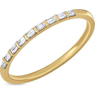 Bony Levy Gatsby 18K Yellow Gold Baguette Diamond Stackable Ring at Nordstrom Rack, Size 5.75