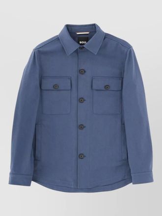 HUGO BOSS carper overshirt comfort fit chest pockets