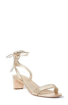 Loeffler Randall Jackie Ankle Tie Sandal in Champagne at Nordstrom Rack, Size 7