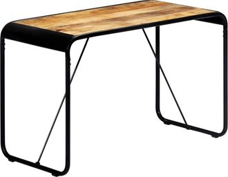 vidaXL Mesa De Comedor Madera Maciza De Mango Rugosa 118x60x76 Cm Vidaxl