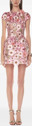 Bronx and Banco Jasmine floral mini dress - Pink