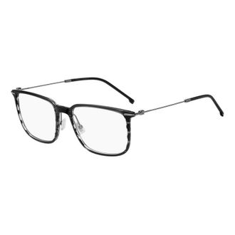 HUGO BOSS BOSS 1484 0VQ7 00 Striped Grey Ruthenium 56mm