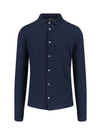 Zanone Cotton Shirt - Blue