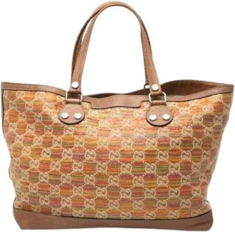 Gucci Pre-owned Tote Bags, female, Multicolor, Size: ONE SIZE Pre-owned Vintage Tote Bag