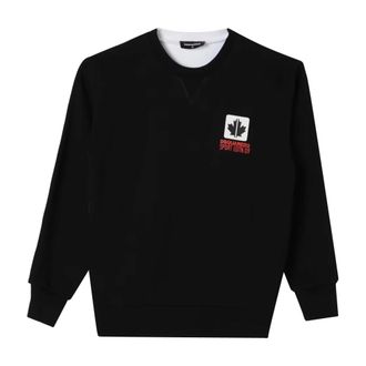 Dsquared2 Sweatshirt - male - Dsquared2 - Kids Sweatshirts - Black - 10 Y - Kids