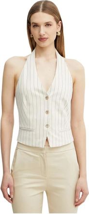 Fracomina Dames, Jassen, Wit, Maat: M Viscose