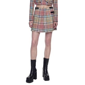 Vivienne Westwood Heather Check Mini Kilt