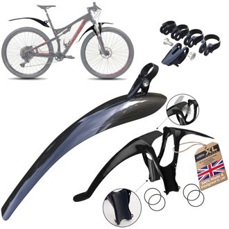 OEM Juego De Guardabarros Crud Enduro Dh Para Bicicleta De 26/27.5/29 Pulgadas (delantero + Trasero)