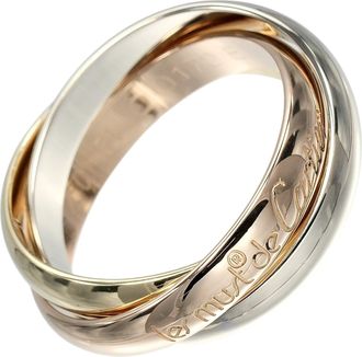 Cartier Pink Gold White Gold Yellow Gold Yellow Gold (18K) Pink Gold (18K) White Gold (18K) Band Ring (Pre-Owned)