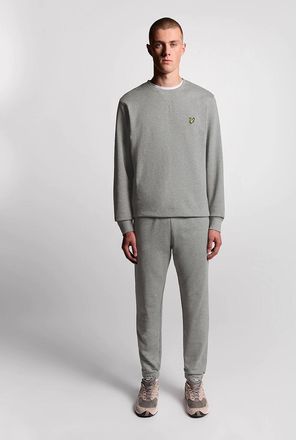 Lyle & Scott Lyle And Scott Mens Slim Fit Cotton Joggers - Grey - Size: 35/34/32