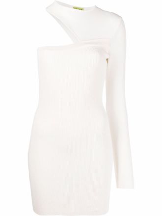 Gauge81 one-shoulder fitted dress - White