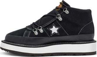 Converse (WMNS) Converse Fleece Lined Boot One Star Thick Sole Black White 566163C