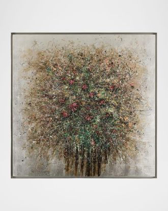 John-Richard Quiet Resilience Framed Original Painting by Teng Fei