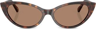 Jimmy Choo Eyewear tortoiseshell cat-eye sunglasses - Brown