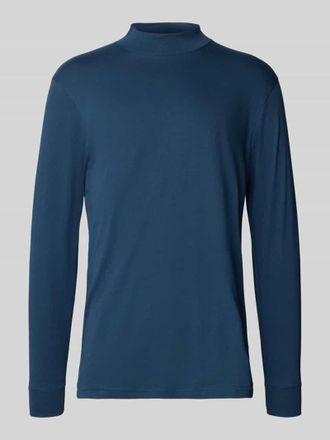 Ragman Longsleeve mit gerippten Abschlüssen in Dunkelblau, Größe XXXL