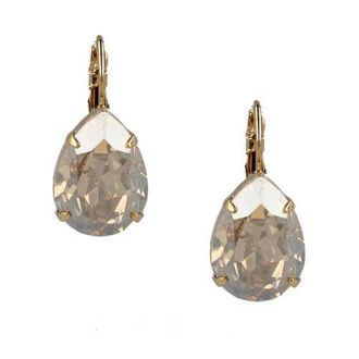 Rodrigo Otazu gold plated oorbellen Swarovski kristallen Lacrima