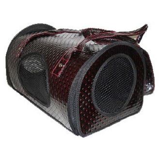Trade Shop Trade Shop - Borsa Trasportino Vinaccia In Ecopelle Per Cane E Gatto Obl&ograve; Per Respirazione