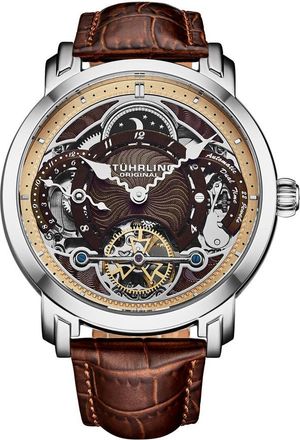 Stührling Legacy Chronograph Automatic Brown Dial Mens Watch M18233