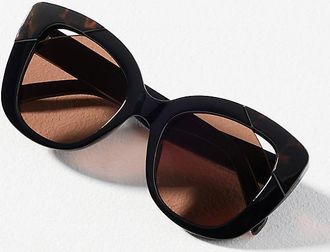 I-SEA Cutout Square Cat-Eye Sunglasses