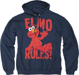 Gildan Sesame Street Elmo Rules Adult Pull Over Hoodie