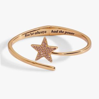Alex and Ani The Wizard of Oz Glinda Wand Bypass Cuff in Gold at Nordstrom