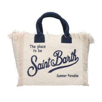 MC2 Saint Barth Tote Bags, female, White, Size: ONE SIZE Vanity Shoulder Bag