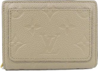 Louis Vuitton Tourterelle Leather Wallet (Bi-Fold) (Pre-Owned)