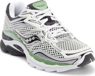 Saucony ProGrid Omni 9 Sneaker in Silver/Green at Nordstrom Rack, Size 11.5 Womens / 10 Mens