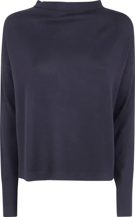 Maryya Sweater Boat Neck Tape Back Merino