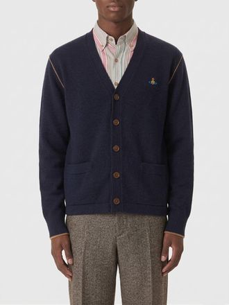 Vivienne Westwood Cardigan in lana merino e cashmere con logo Vivienne Westwood