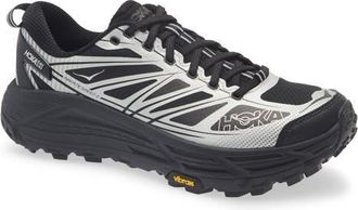 Hoka One One Mafate Speed 2 Sneaker in Black /Silver at Nordstrom, Size 10.5