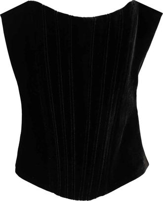 Raquel Diniz Donna, Top, Nero, S, new