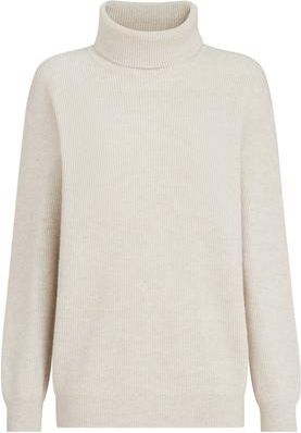 Brunello Cucinelli Cashmere English rib sweater in Oyster at Nordstrom, Size Xx-Small Eu