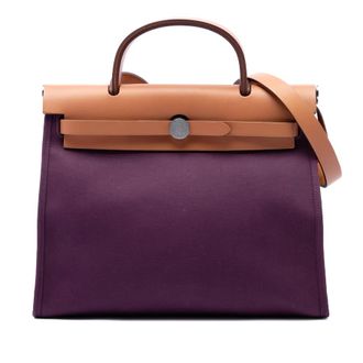 Herm&egrave;s Pre-owned Hermes Toile Verso Herbag Zip 31 Ladies UJS971L2DMOU5535