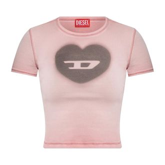Diesel Mujer, Camisetas, Rosa, Talla: 2XS