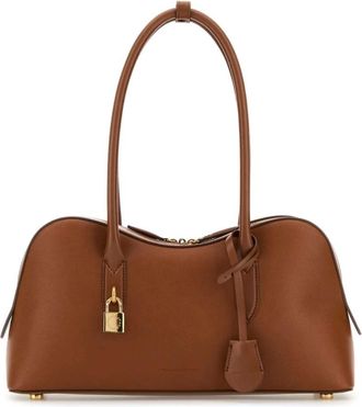 Stella McCartney Ryder Medium - Dames - Schoudertassen - Bruin - ONE Size - Leer - Tassen