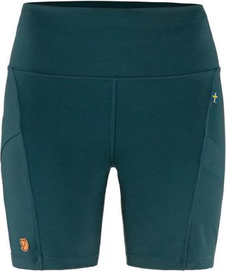 Fj&auml;llr&auml;ven Abisko 6 Short Tights Leggings f&uuml;r Damen | blau