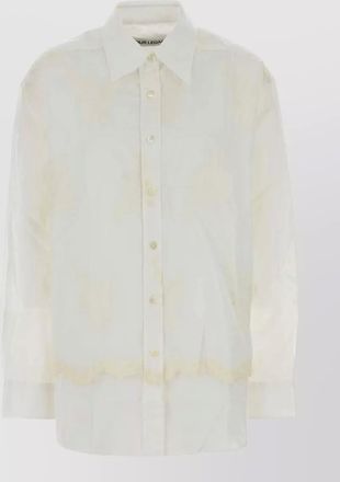 Our Legacy cotton oversize shirt long sleeves sheer