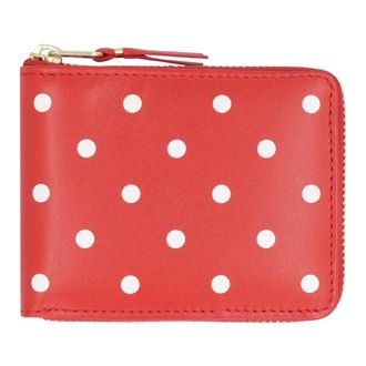 Comme Des Garçons Wallets & Cardholders, female, Red, Size: ONE SIZE Leather Wallet