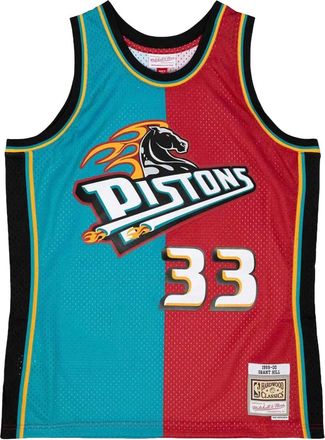 Mitchell & Ness Canotta Grant Hill NBA Detroit Pistons Swingman 1999 - Rosso