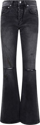 Enfants Riches Deprimes Jeans svasati con effetto vissuto - Grigio