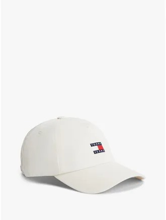 Tommy Hilfiger Womens Tommy Jeans Badge Logo Baseball Cap - White