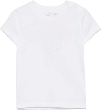 Patachou logo-embroidered T-shirt - kids - Cotton - 4 - White